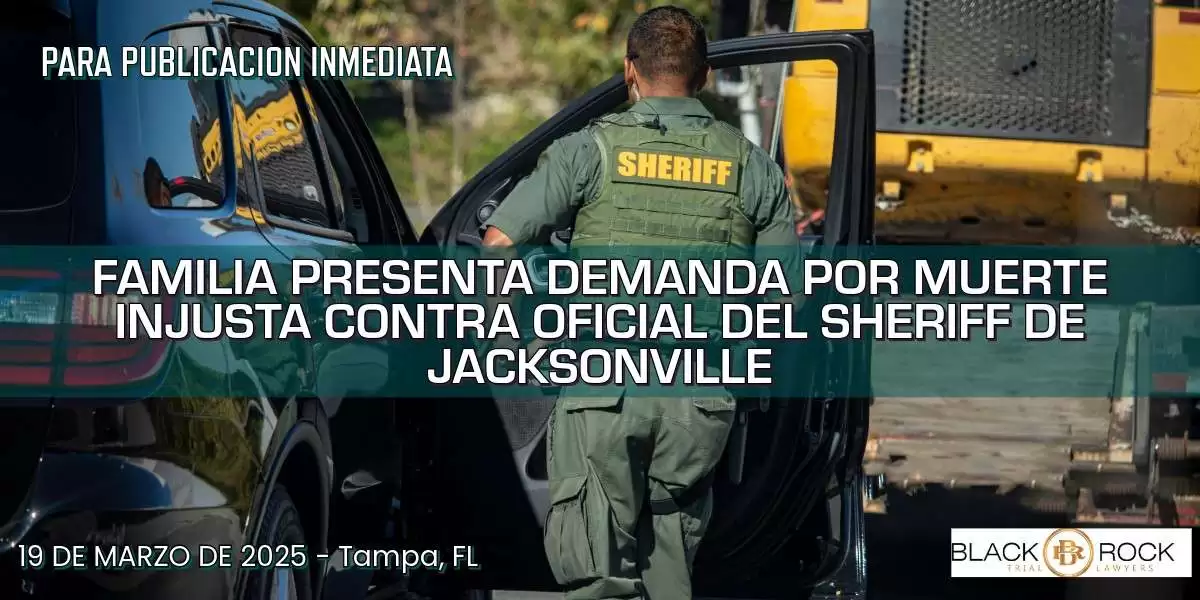Familia Presenta Demanda por Muerte Injusta Contra Oficial de la Policía de Jacksonville