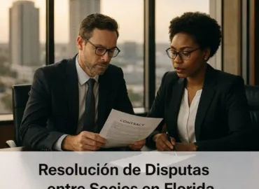 Cómo Manejar Disputas Entre Socios de Negocios en Florida