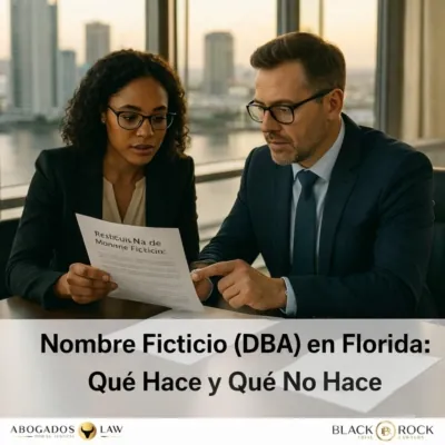 Nombre Ficticio (DBA) en Florida: Qué Hace y Qué No Hace