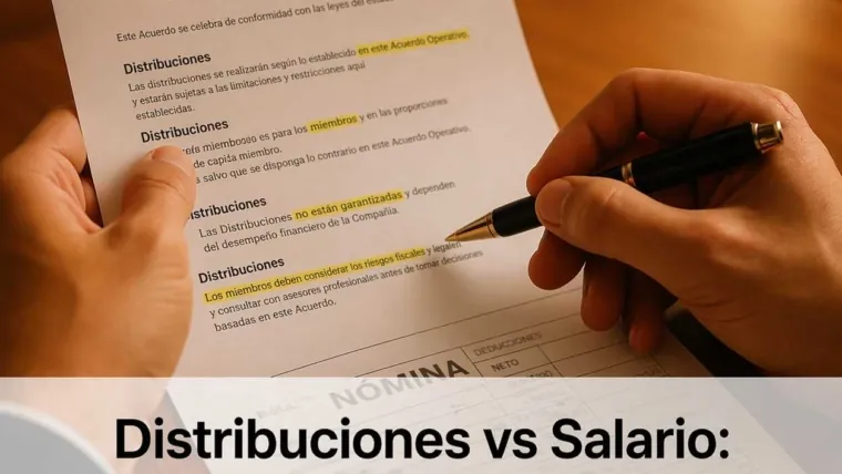 Distribuciones vs Salario: El Problema Fiscal y Legal que Nadie Explica