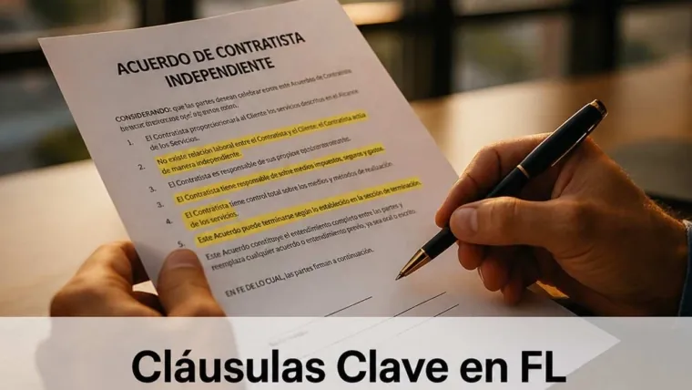 Contrato de Contratista Independiente: Las 3 Cláusulas que Previenen Demandas