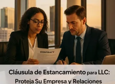 Deadlock entre Socios de LLC: La Cláusula que Salva Amistades (y la Empresa)