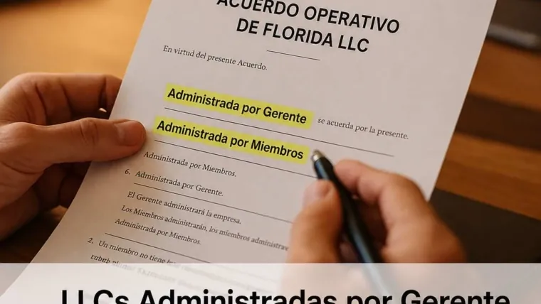 LLC Administrada por Gerentes vs por Miembros: Elija Mal, Pague Caro
