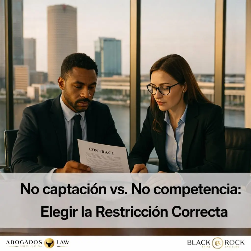 No Solicitación vs No Competencia: Evite Usar la Herramienta Equivocada
