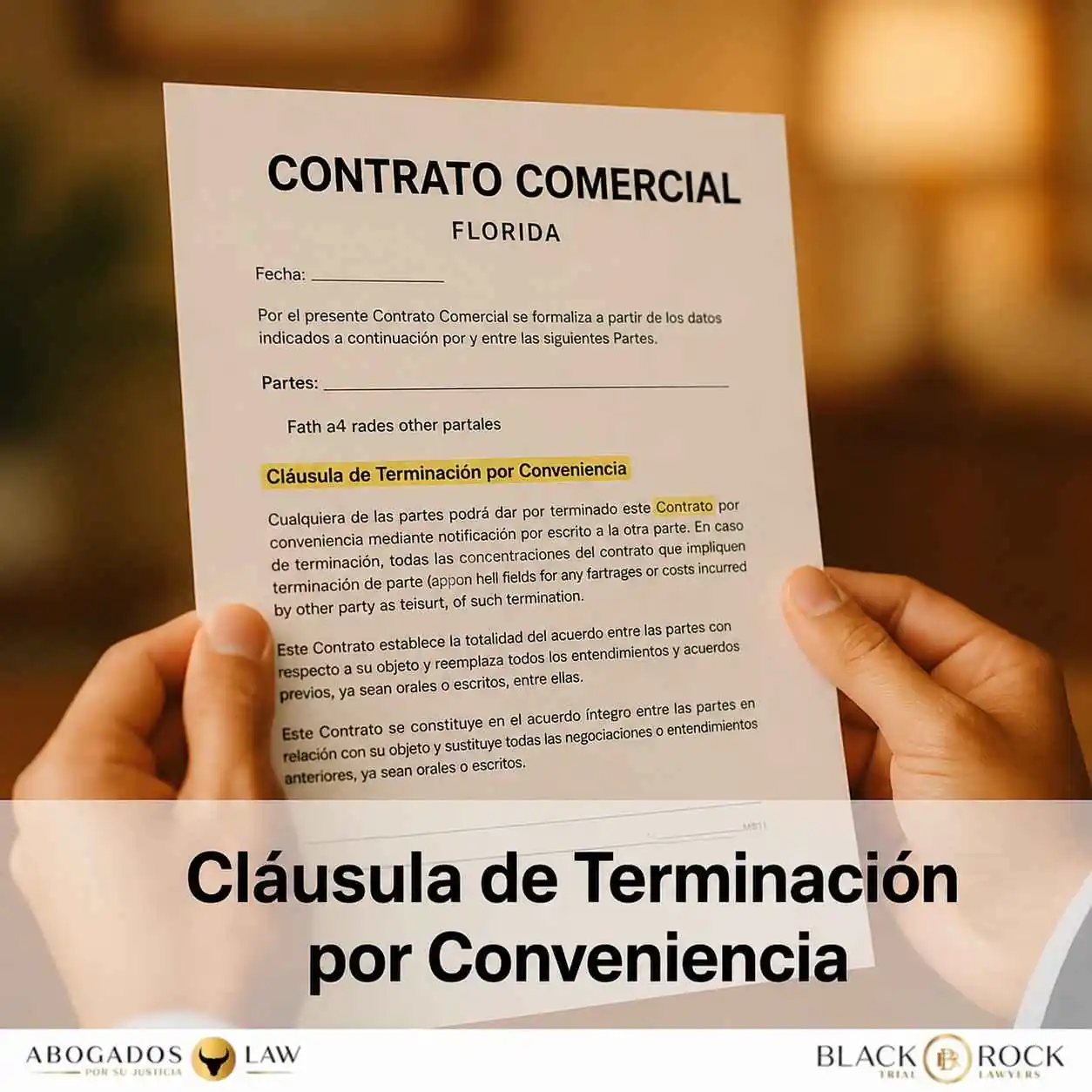 Terminación por Conveniencia: La Cláusula que Permite Salir Sin Complicaciones