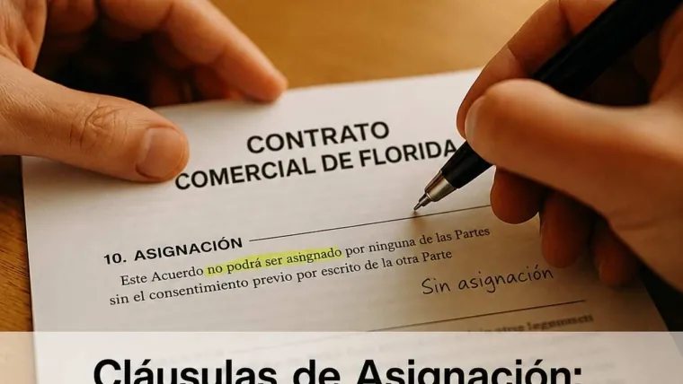 Cláusulas de Cesión: ¿Puede la Otra Parte Vender su Contrato?