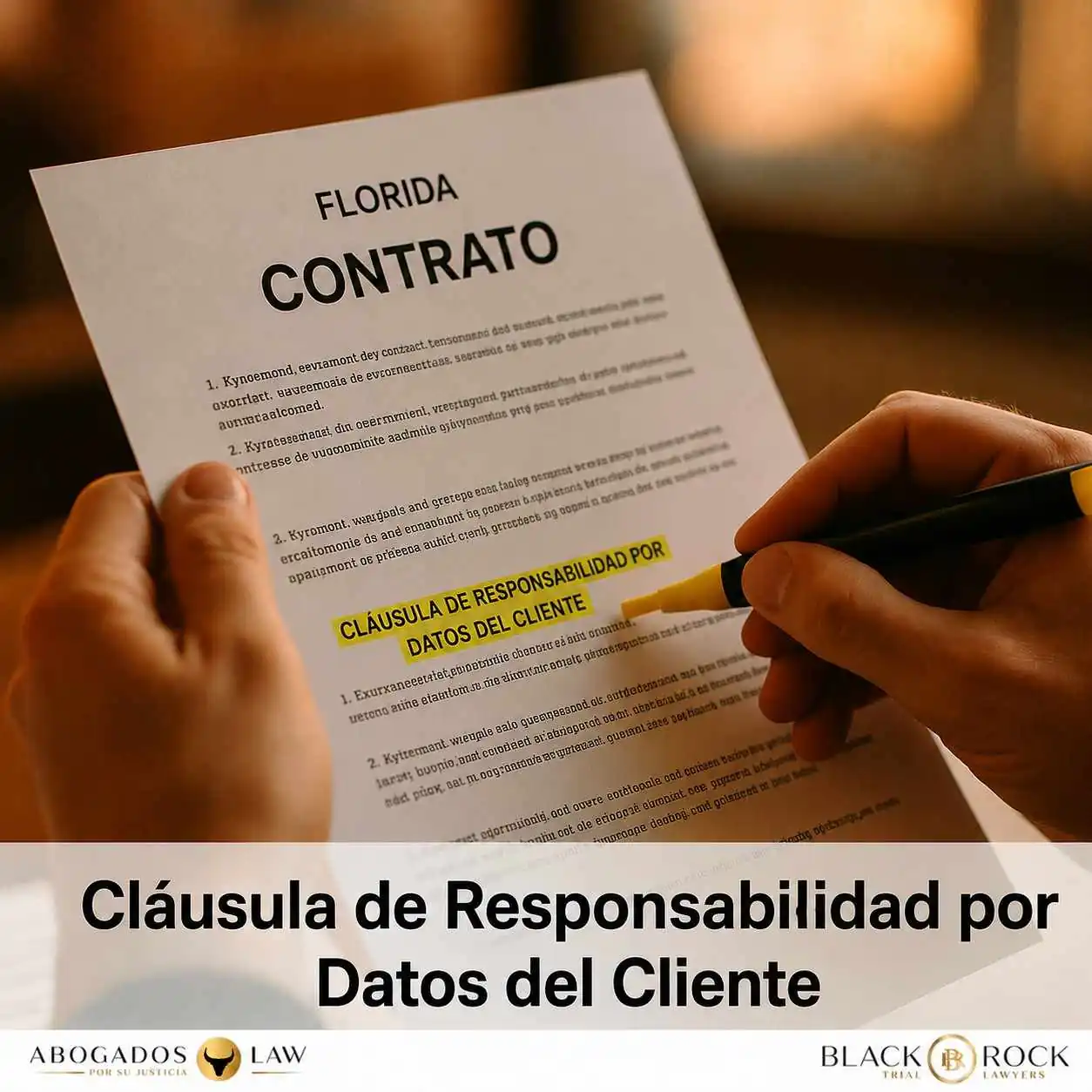 Datos Personales y Responsabilidad: La Cláusula Contractual para Información de Clientes