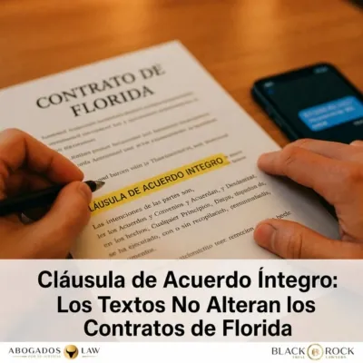 Cláusula de Acuerdo Completo: Por Qué Sus Mensajes de Texto No Cuentan