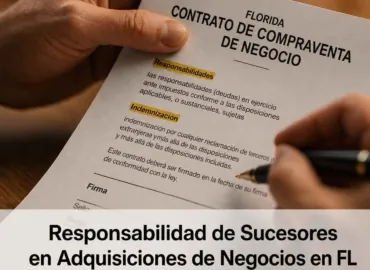 Responsabilidad del Sucesor: Cuando Comprar un Negocio Significa Comprar Problemas