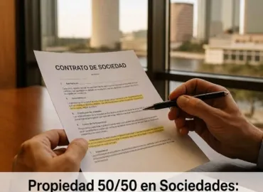 Acuerdos de Sociedad: Por Qué la Propiedad 50/50 Es una Apuesta Legal