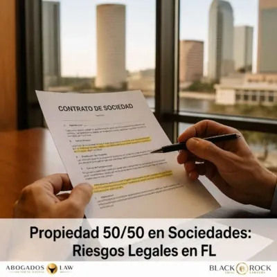 Acuerdos de Sociedad: Por Qué la Propiedad 50/50 Es una Apuesta Legal