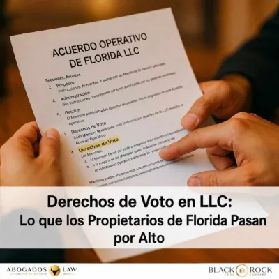 Fundamentos de LLC de Varios Miembros: La Cláusula de ‘Derechos de Voto’ que los Dueños Lamentan