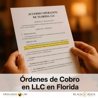 Órdenes de Cobro: Lo que un Acreedor Puede (y No Puede) Tomar en una LLC de Florida